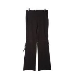 Vintage 90's FULL COVERAGE Brown Stretch Flare Leg Pants Juniors Size XL